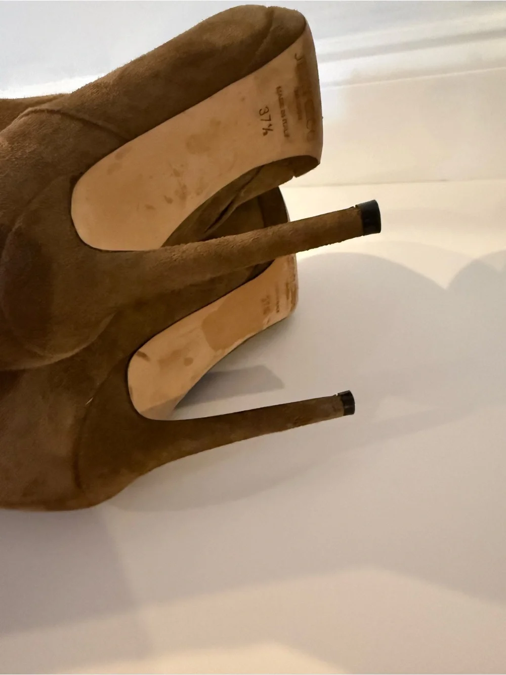 Jimmy Choo Brown Suede Over-the-Knee Stiletto Boots